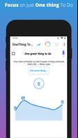 OneThing: One Task To-do List Affiche