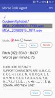 Morse Code Agent capture d'écran 3