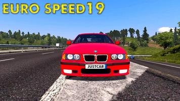 EURO SPEED CARS DRIFT RACING الملصق