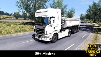 Euro Truck Speed Simulator Truck Driving 2019 syot layar 1