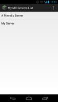 My MC Servers List Plakat