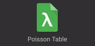 Poisson Table