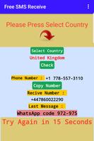 Free Sms Receive Number poster