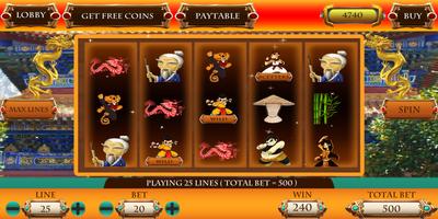 Kung Fu Slots স্ক্রিনশট 1