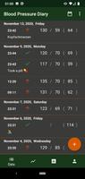 Blood pressure diary تصوير الشاشة 3