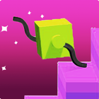 Draw street cilimber cubes-icoon