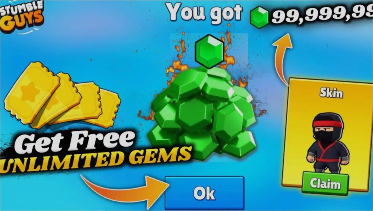 About: Mod Skin Gems for Stumble Guys (Google Play version)