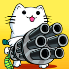 Stickman Cat Gun offline games ไอคอน