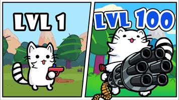 Cat shoot war: offline games পোস্টার