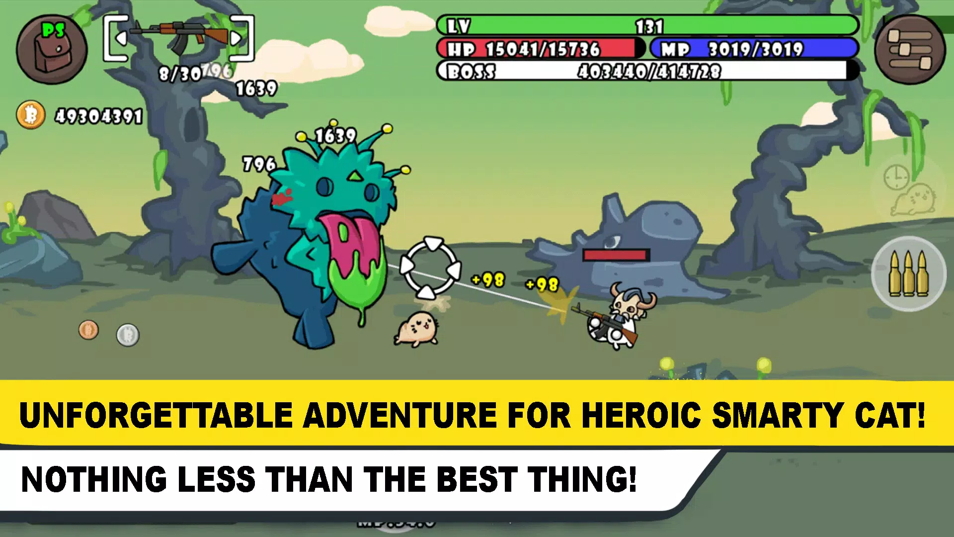 Stickman Cat Gun offline games