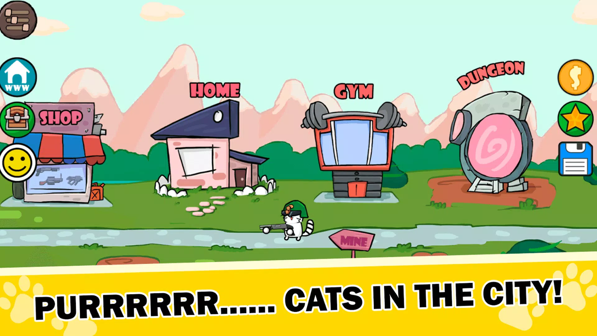 Download do APK de Gatos armas: jogos offline para Android