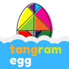 Puzzle Tangram Egg Zeichen