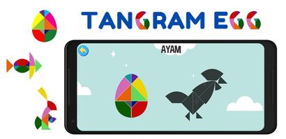 Puzzle Tangram Egg Screenshot 1