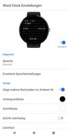 Word Clock - Watchface capture d'écran 1
