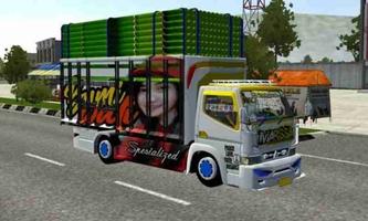Mod Bussid Truck Oleng Center الملصق
