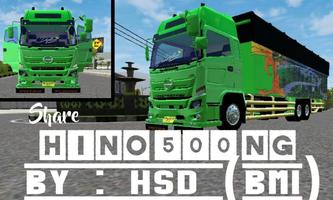 Mod Truck Hino 500 Muatan ポスター
