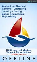 Marine Offline Dictionary Cartaz