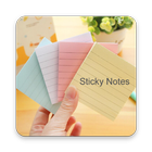 Easy notepad with colored notes app icône