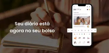 Diário, caderno com senha