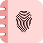 ikon Catatan Harian dengan Kunci