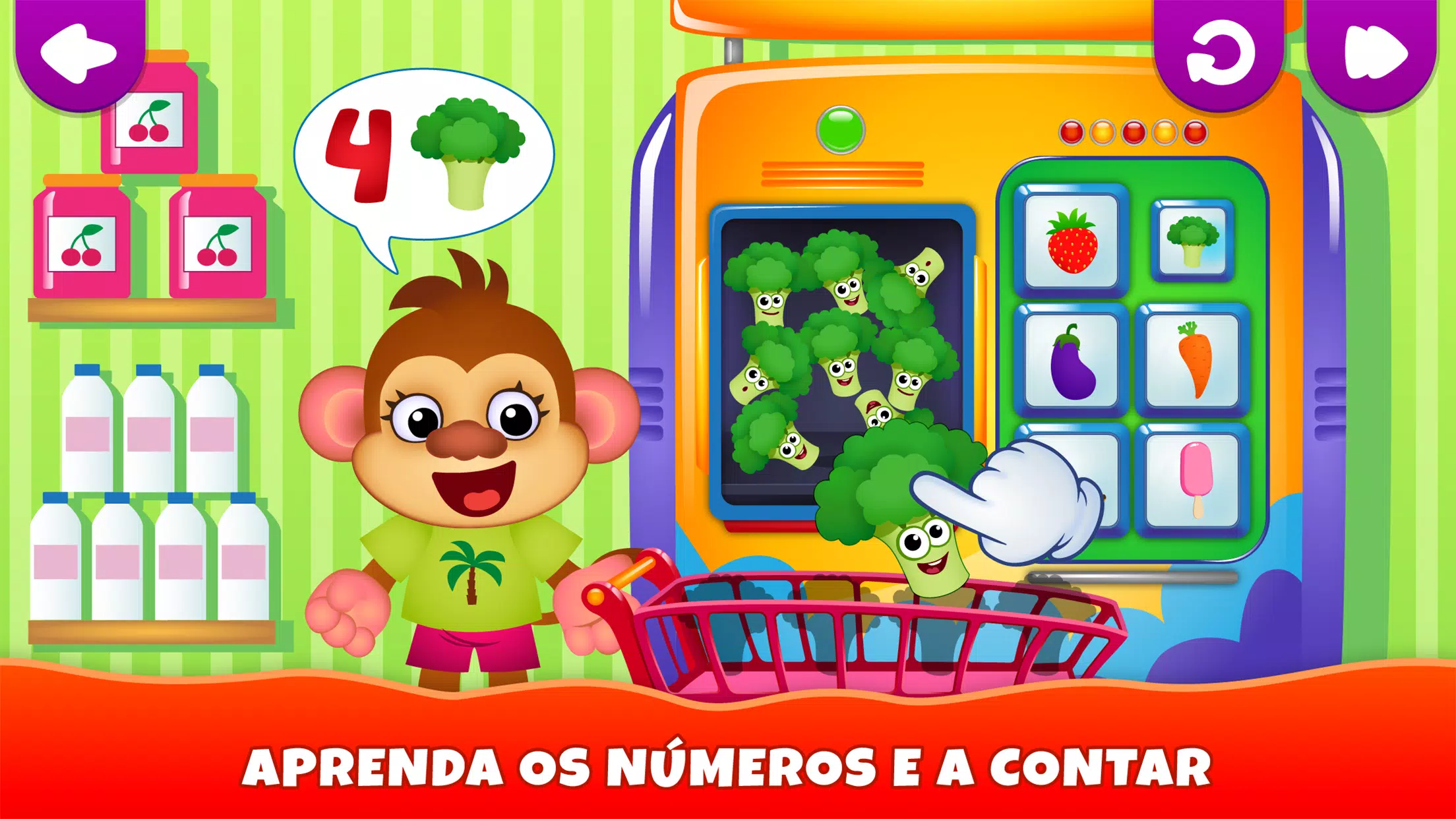 Aprender a contar! Jogos educativos para crianças! - Download do APK para  Android