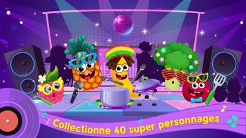 Jeux enfants 3 ans - fruits! Affiche