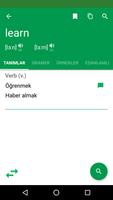 İngilizce Türkçe Sözlük Ekran Görüntüsü 2