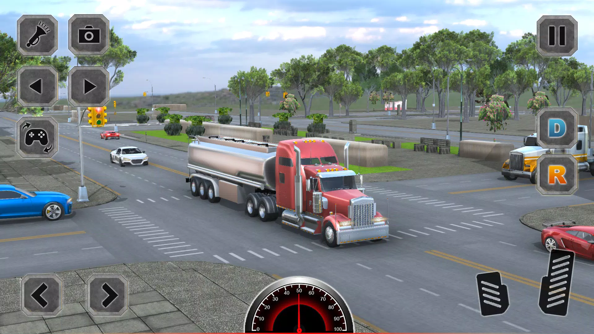 Jogo de Estacionamento de Caminhão - 3D Truck Driving 2016 