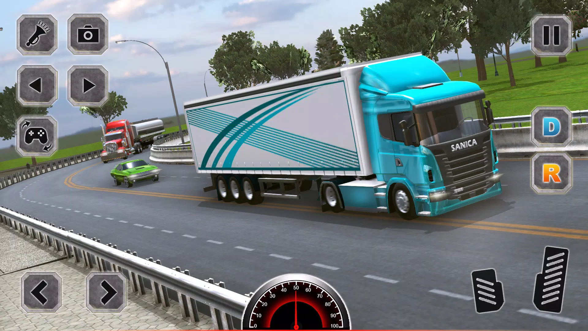 Jogo de Estacionamento de Caminhão - 3D Truck Driving 2016 