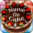 Name and Photo on Birthday Cake icon