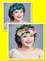 Wedding Flower Crown Hairstyle Ekran Görüntüsü 3