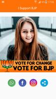 I Support BJP - BJP DP Maker with Narendra Modi syot layar 3