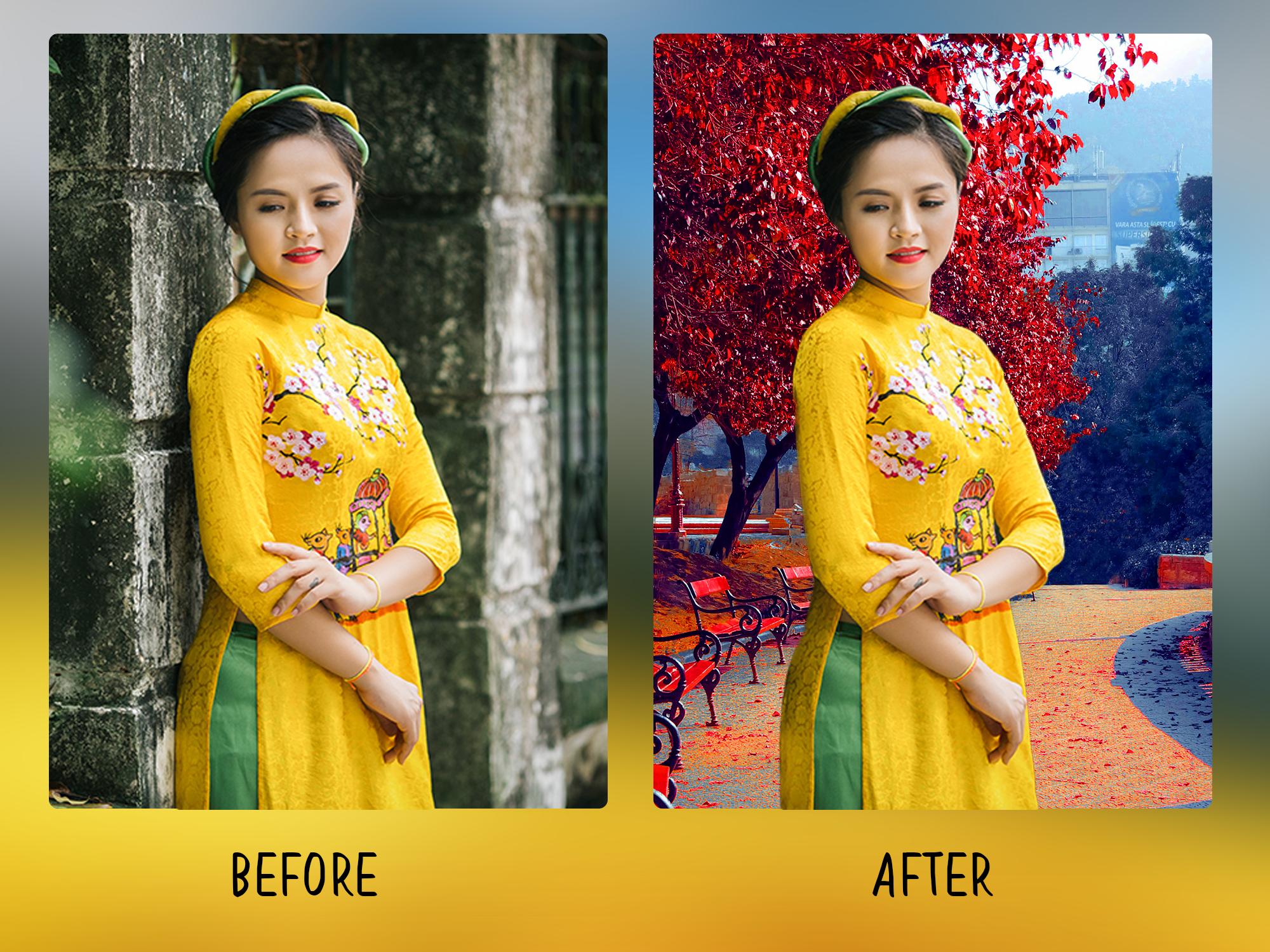 Thay nền ảnh chưa bao giờ dễ dàng đến thế! Với Photo Background Replace APK, bạn có thể tạo ra những bức ảnh đẹp như trong mơ chỉ trong vài giây. Hãy truy cập để khám phá các tính năng thú vị của ứng dụng này!