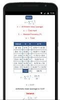 Statistics Calculator capture d'écran 3