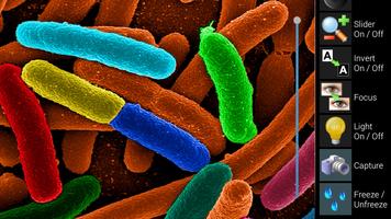 Microscope Microbe poster