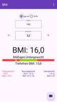 KMI Körpermasseindex Screenshot 2