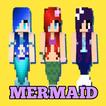 mermaid tail skin mcpe princes أيقونة