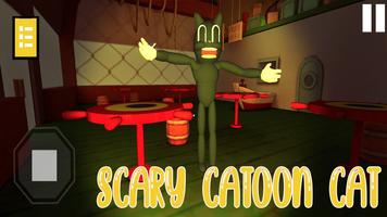 Scary Cartoon Cat Escape Game Affiche
