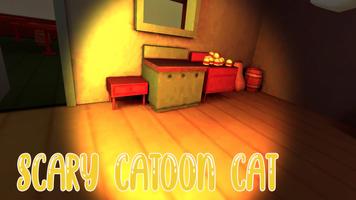 Scary Cartoon Cat Escape Game capture d'écran 2