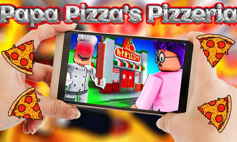 PAPAI MALVADO NA PIZZARIA  Roblox - Papa Pizza's Pizzeria 