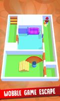 Mission Wobble Man Escape 3DGame تصوير الشاشة 2