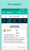eSchool Agenda screenshot 1