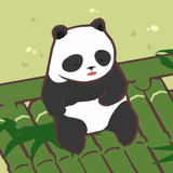 熊貓與竹林 圖標