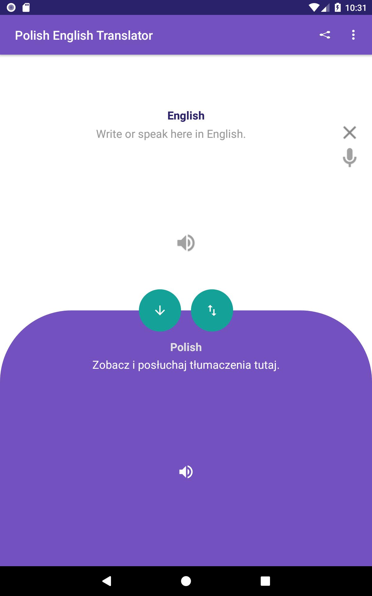 Tłumacz z polskiego na angielski i na odwrót. für Android - APK  herunterladen