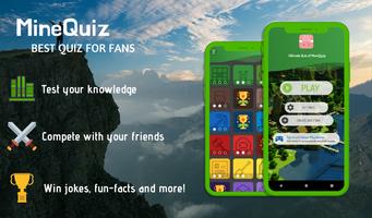 MineQuiz - Best Quiz for fans! Affiche