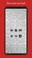 3Dion Dark - Icon Pack plakat