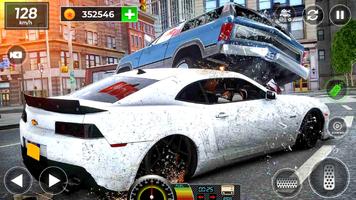 Jogos simulador acidente carro imagem de tela 2