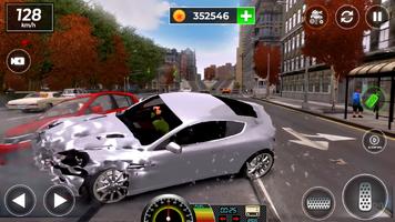 Jogos simulador acidente carro imagem de tela 3