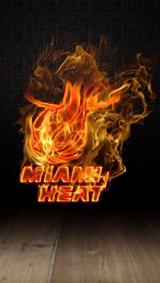 Download Miami Heat On Fire Wallpaper