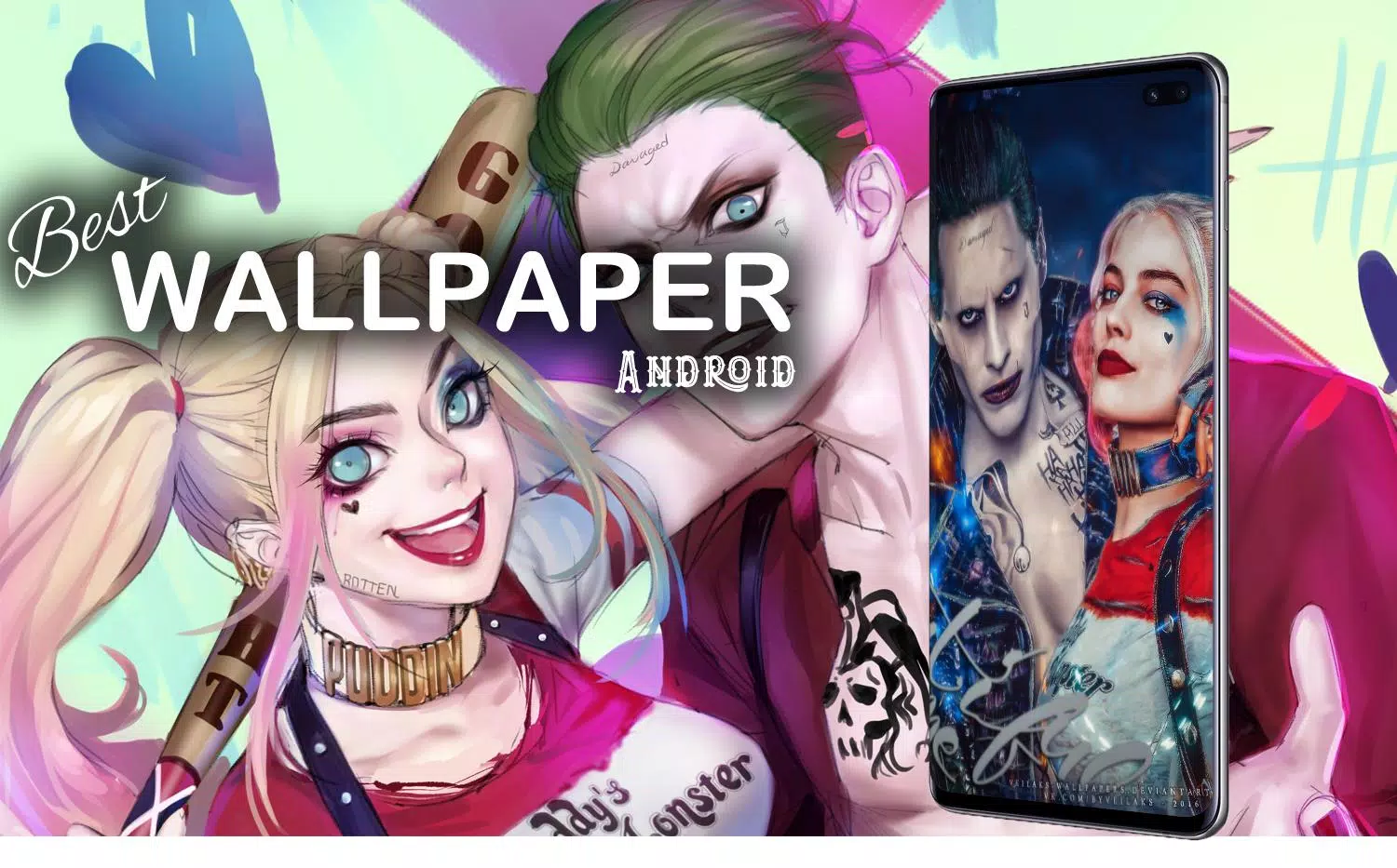 Harley Quinn and Joker Wallpaper & Lockscreen APK pour Android Télécharger
